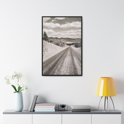 Western Road Gallery Canvas Wraps Vertical Frame 24″ x 36″ 1.25" Black