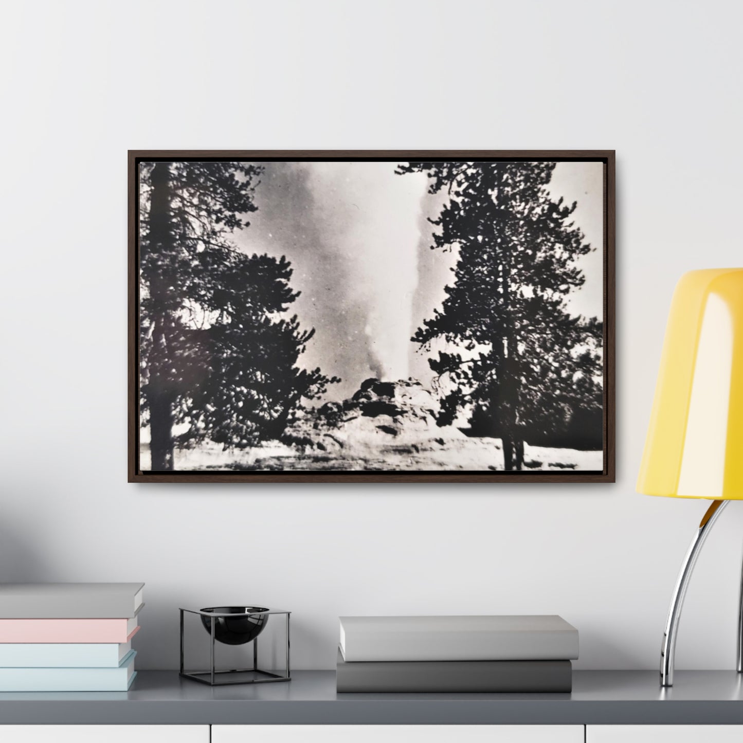 Castle Geyser Yellowstone Gallery Canvas Wraps, Horizontal Frame