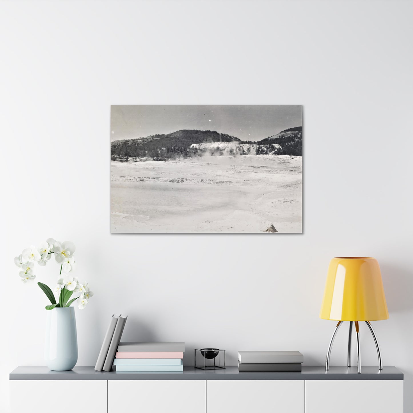 Mammoth Hot Springs Yellowstone Canvas Gallery Wraps