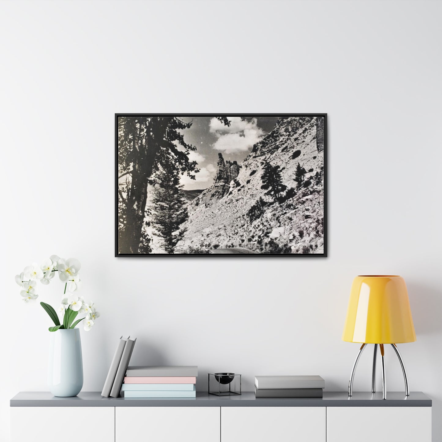 Eagle's Nest Rock Yellowstone Gallery Canvas Wraps, Horizontal Frame