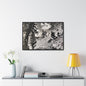 Eagles Nest Rock Yellowstone Gallery Canvas Wraps Horizontal Frame 36″ x 24″ Black 1.25"