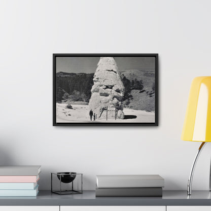 Liberty Cap Yellowstone Gallery Canvas Wraps Horizontal Frame 18″ x 12″ Black 1.25"