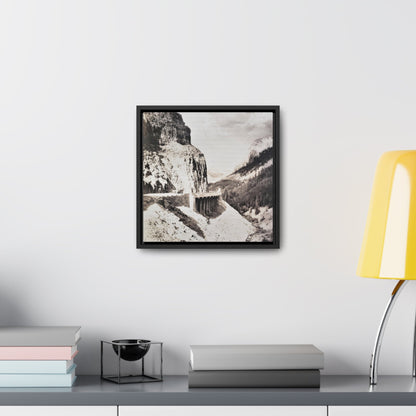 Golden Gate Canyon Colorado Gallery Canvas Wraps Square Frame 12″ x 12″ Premium Gallery Wraps (1.25″) Black