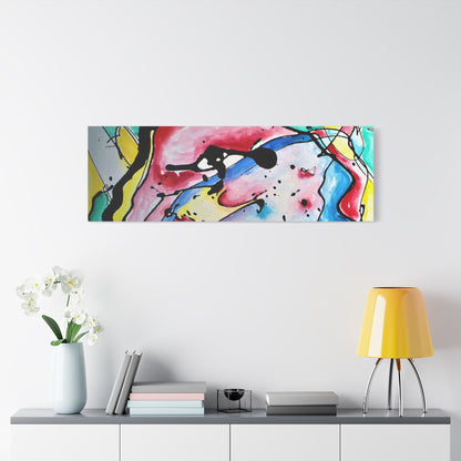 3rd Eye Sundae Satin Canvas Stretched - Kia Day Design