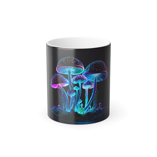 Color Morphing Mushroom Mug - 11oz - Kia Day Design