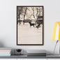 Carriage Ride Gallery Canvas Wraps Vertical Frame 16″ x 24″ Premium Gallery Wraps (1.25″) Walnut