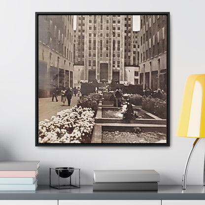 Rockefeller Plaza Gallery Canvas Wraps Square Frame 24″ x 24″ Premium Gallery Wraps (1.25″)