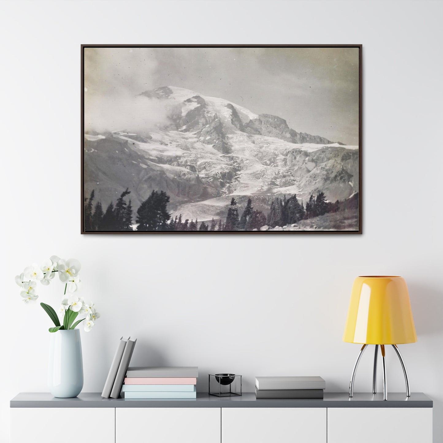 Mount Rainier Gallery Canvas Wraps, Horizontal Frame