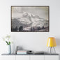 Mount Rainier Gallery Canvas Wraps Horizontal Frame 48″ x 32″ Walnut Premium Gallery Wraps (1.25″)