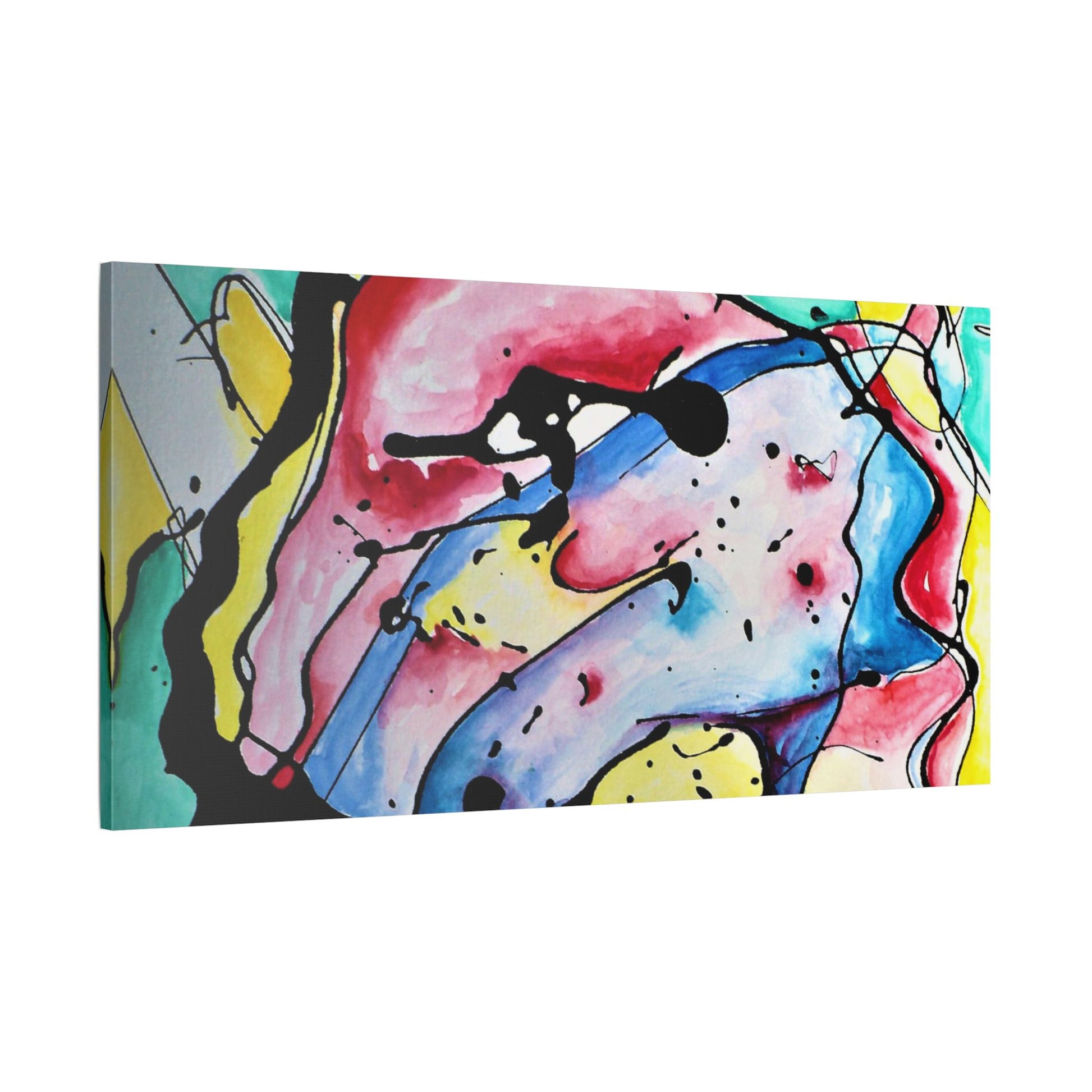 3rd Eye Sundae Satin Canvas Stretched - Kia Day Design