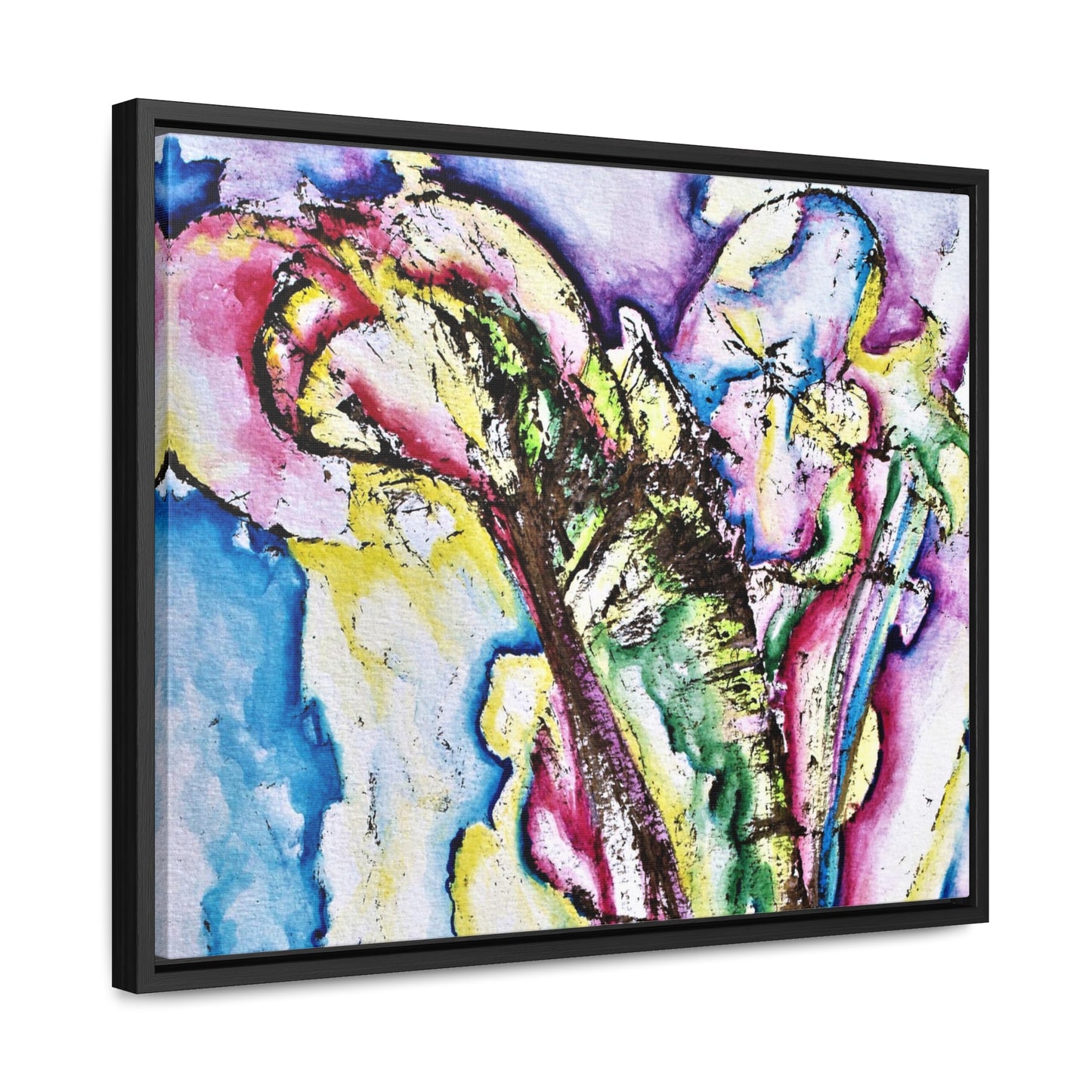 Calla Lilies Gallery Canvas Wraps, Horizontal Frame