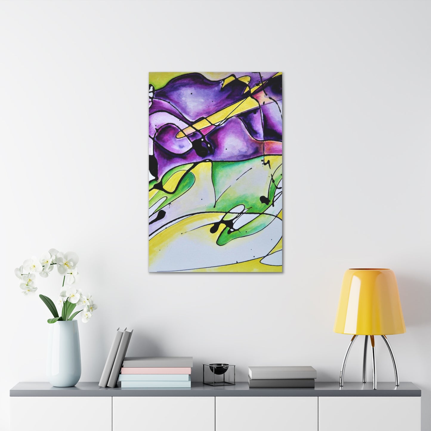 Purple Mountains Canvas Gallery Wraps