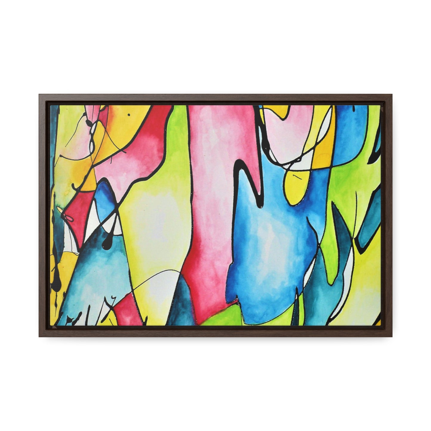 Blue Flame Gallery Canvas Wraps, Horizontal Frame