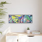 Alien Abstract Colorful Framed Canvas Art - Kia Day Design