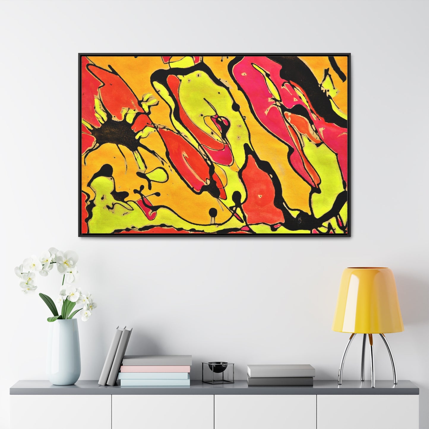 80's Rapture Gallery Canvas Wraps, Horizontal Frame