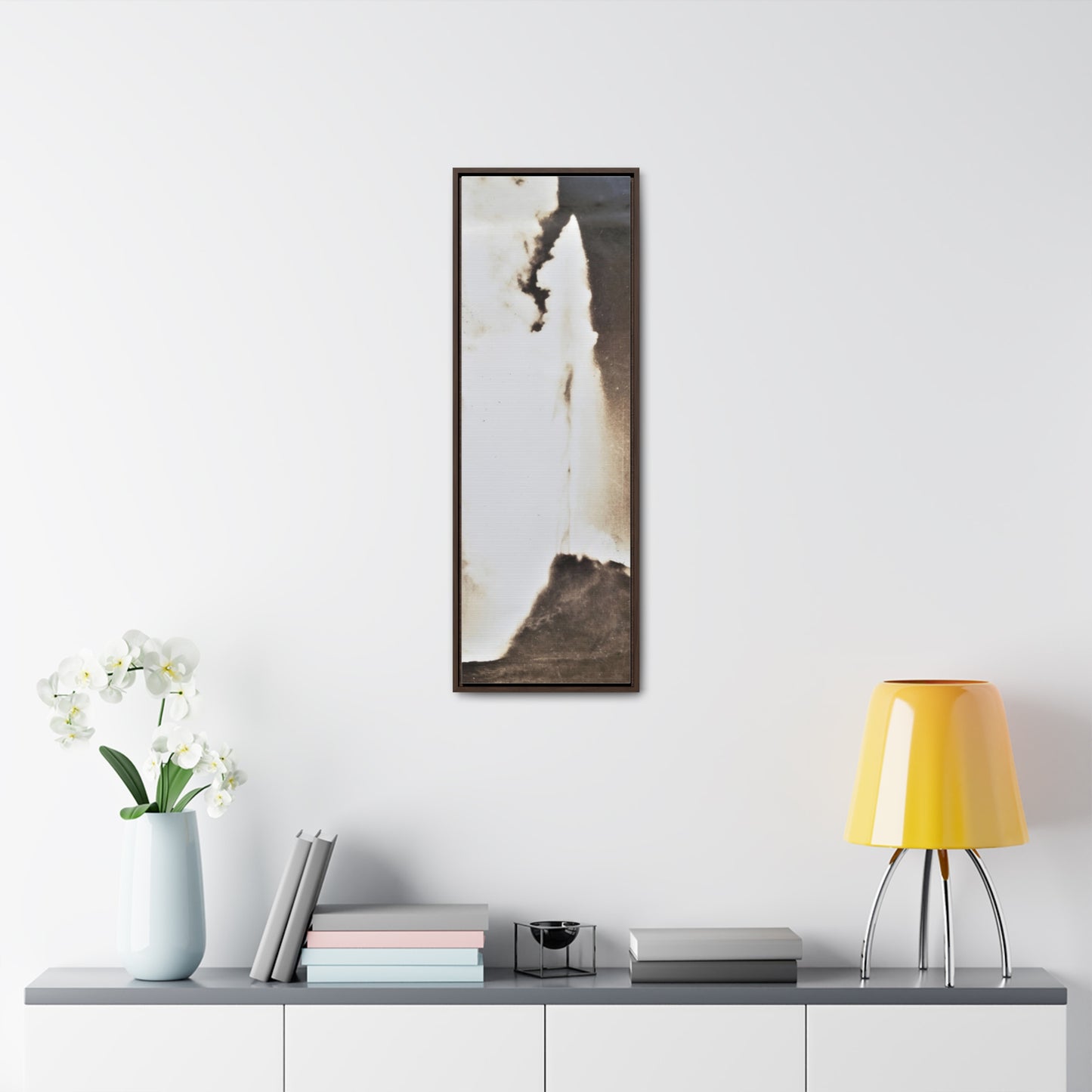 White Dome Geyser Yellowstone Gallery Canvas Wraps, Vertical Frame