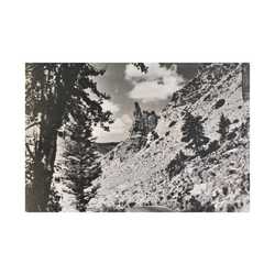 Eagles Nest Rock Yellowstone Satin Canvas Stretched