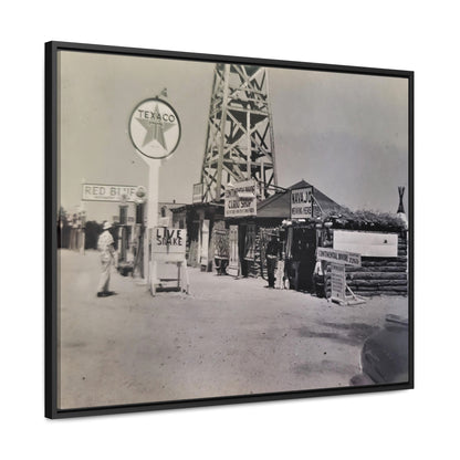 Texaco Station Continental Divide Gallery Canvas Wraps, Horizontal Frame