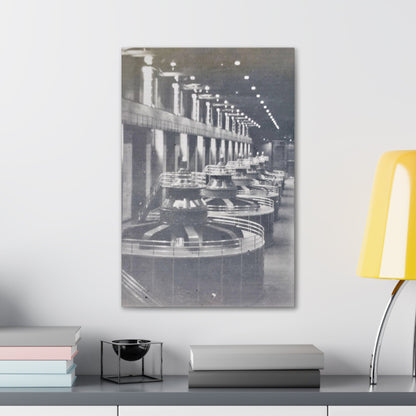 Boulder Dam Powerhouse Canvas Gallery Wraps 16″ x 24″ 1.25"