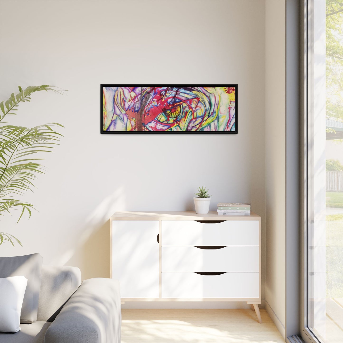 The Eye Framed Art Print - Kia Day Design
