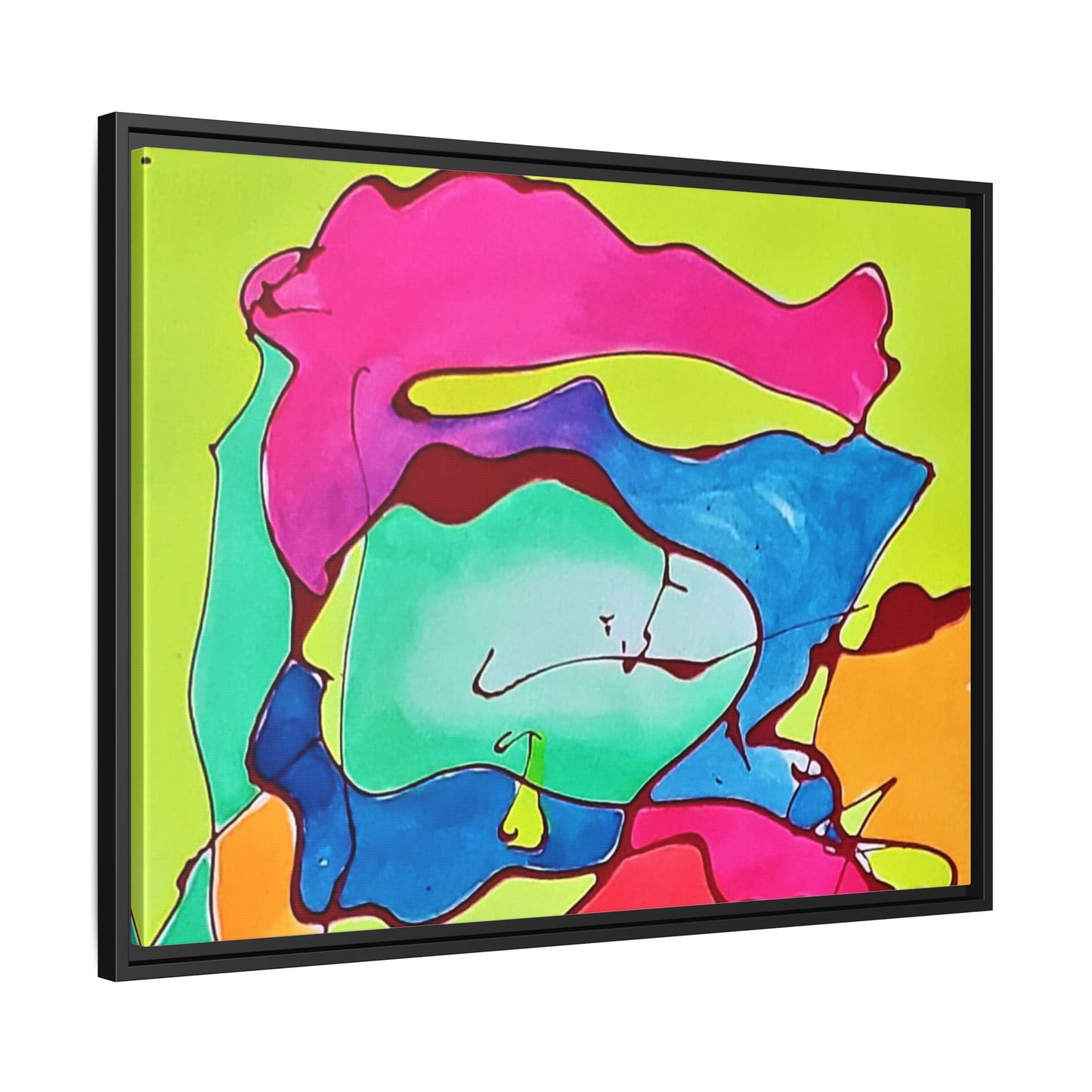 Kool Kid Matte Canvas Framed - Kia Day Design