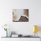 White Dome Geyser Yellowstone Satin Canvas Stretched 30" x 24" (Horizontal) 1.5"