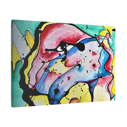 3rd Eye Sundae Satin Canvas Stretched - Kia Day Design