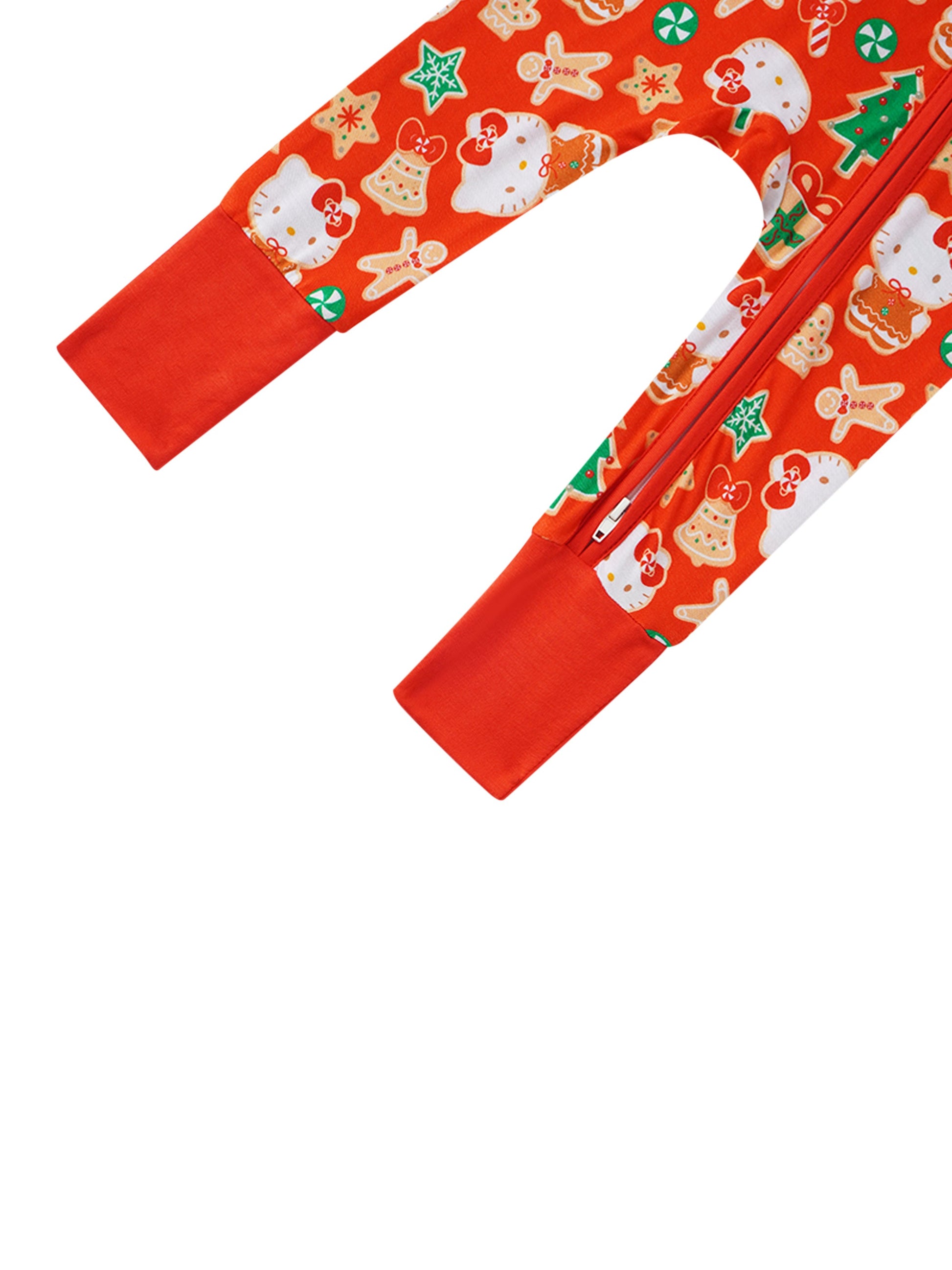 PoshTOT Sanrio Hello Kitty Christmas Bamboo Baby Convertible Zippy Romper - - Zippy Romper