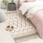Tufted Cotton Bedside Floor Rug Kia Day Design