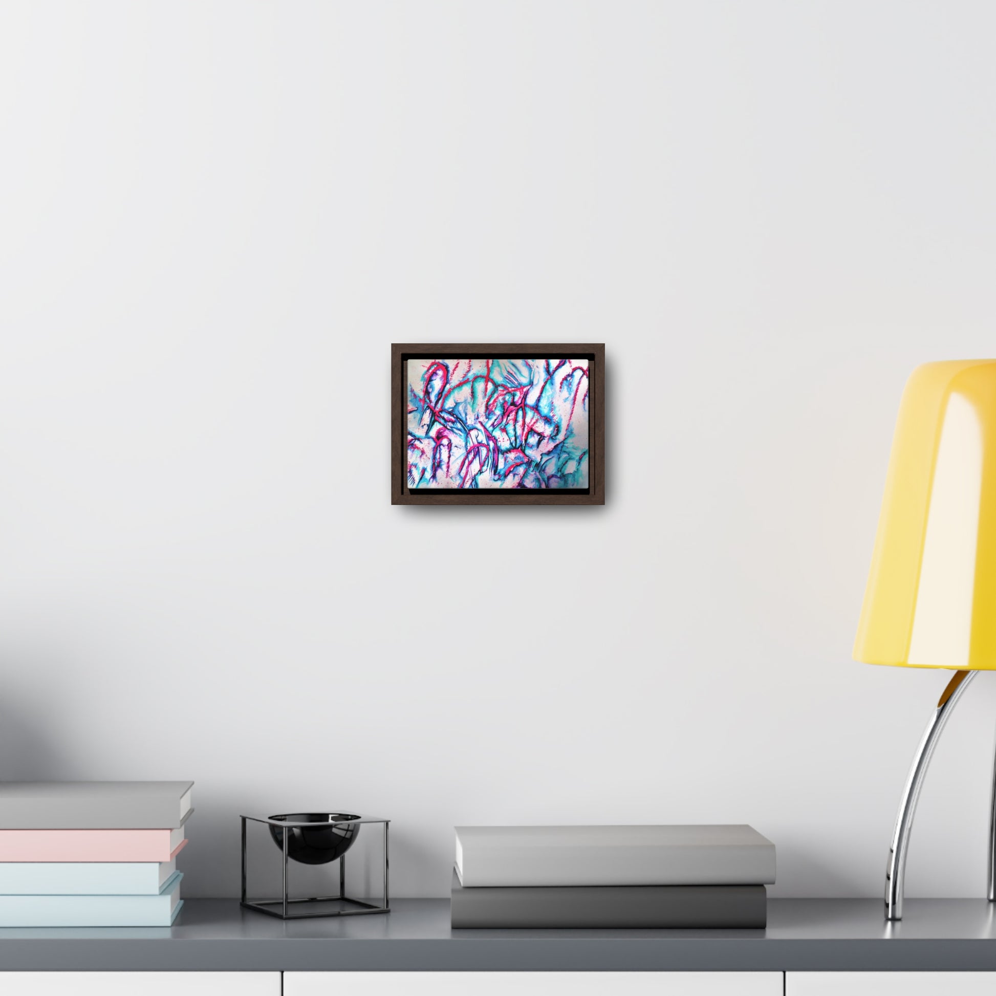 Pink Jellyfish Gallery Canvas Wraps, Horizontal Frame