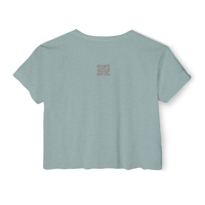 Vintage Pin Up Retro Crop Top - - Cropped Graphic Tee