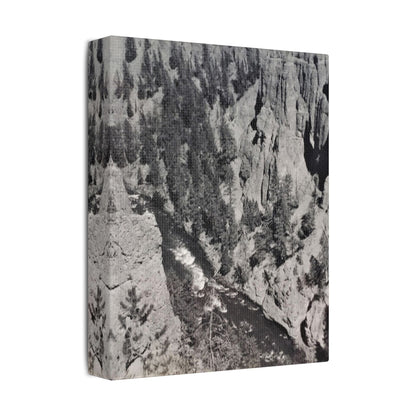 Cleopatras Needle Satin Canvas Stretched