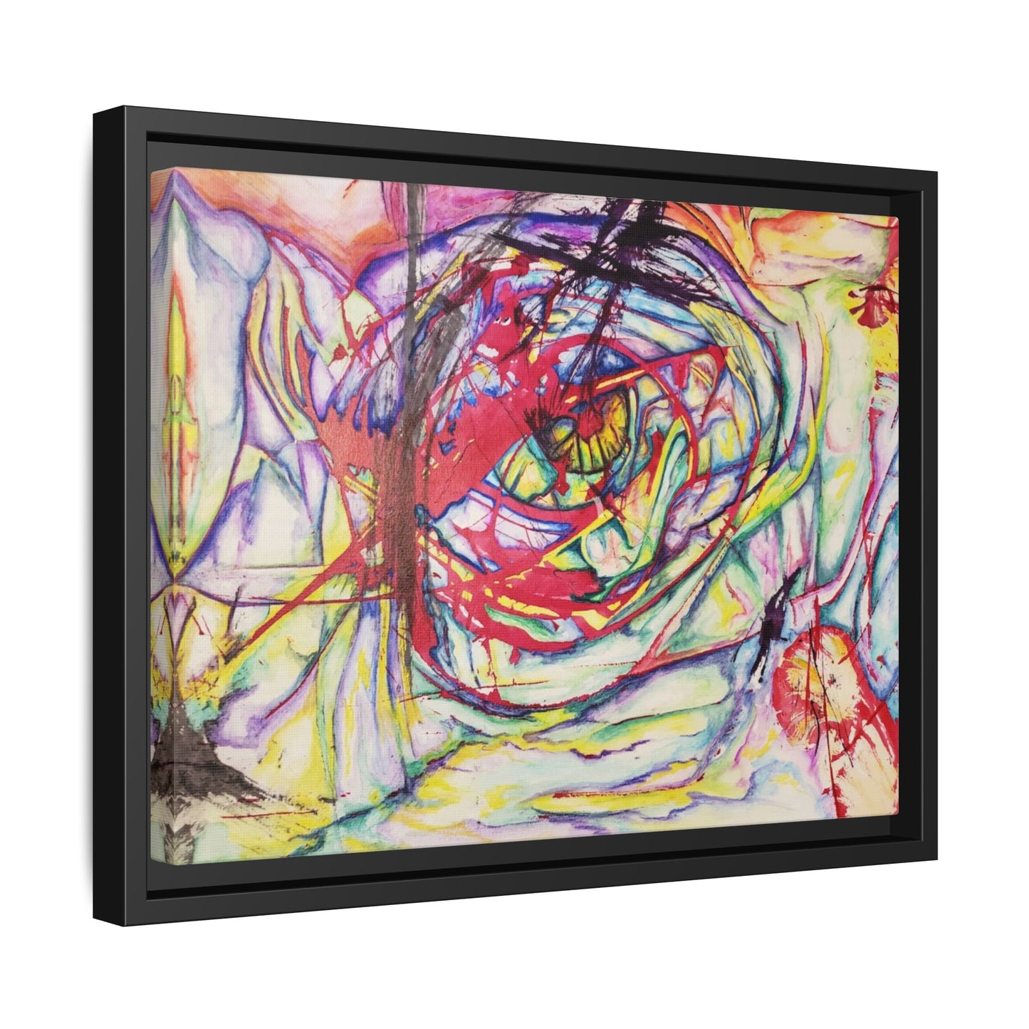 The Eye Framed Art Print - Kia Day Design
