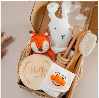 Cherished Baby Keepsake Set - Fuchs & Hase Set - baby gift set