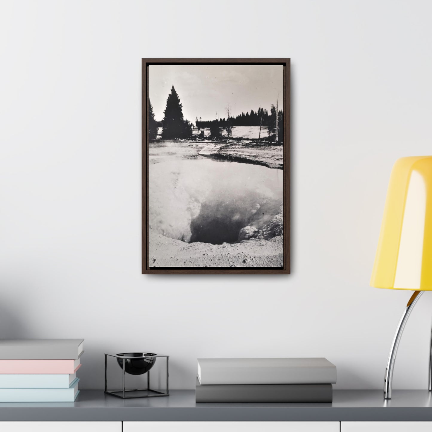 Morning Glory Pool Yellowstone Gallery Canvas Wraps, Vertical Frame