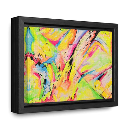 Neon Fire Gallery Canvas Wraps, Horizontal Frame