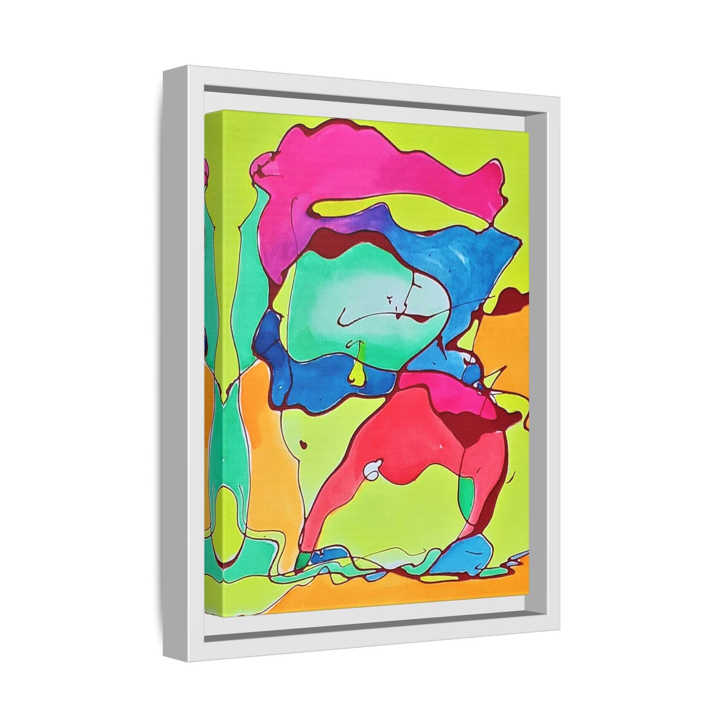 Kool Kid Matte Canvas Framed - Kia Day Design