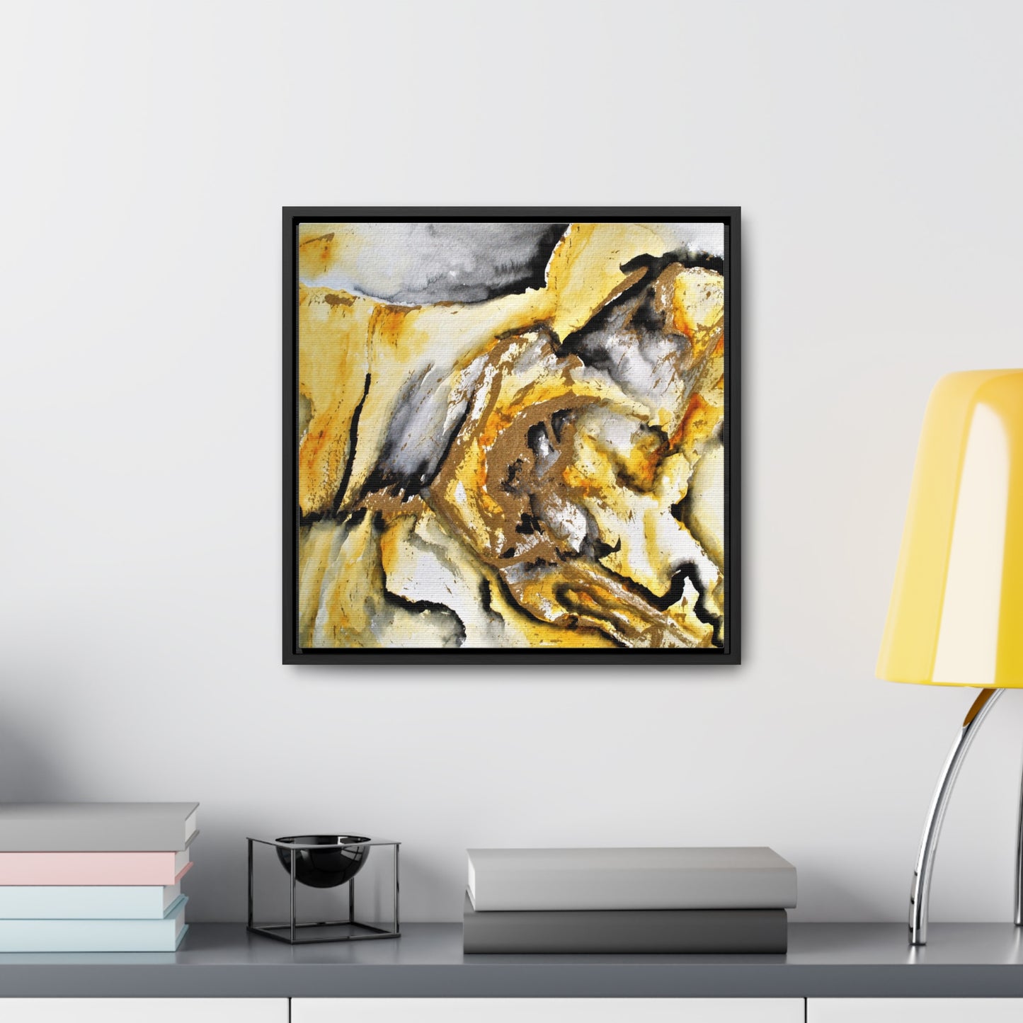 Tiger Stripe Gallery Canvas Wraps, Square Frame