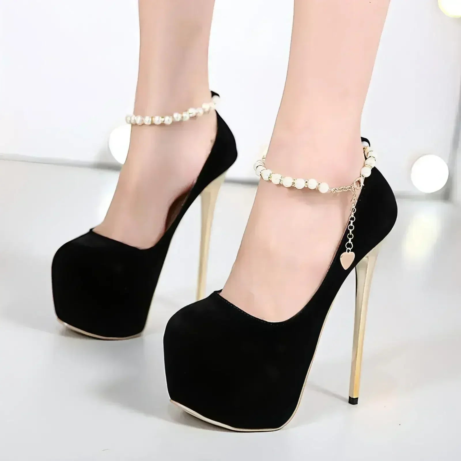 High Heel Platform Pumps - Comfort Stilettos - Work to Party Shoes - - Heels