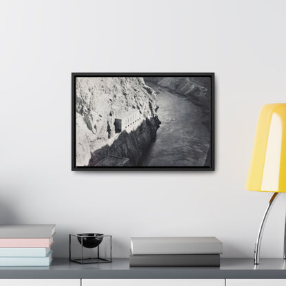 Boulder Dam Gallery Canvas Wraps Horizontal Frame 18″ x 12″ Black 1.25"