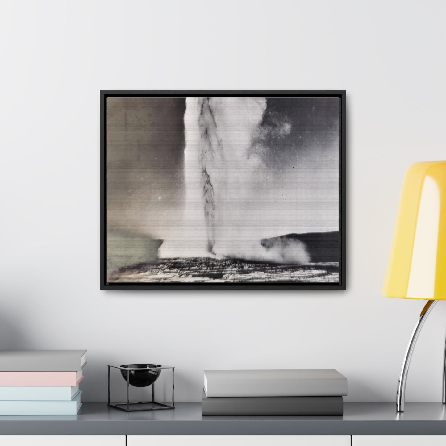 Old Faithful Geyser Yellowstone Gallery Canvas Wraps, Horizontal Frame