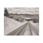 Western Road Satin Canvas Stretched 10″ x 8″ (Horizontal) 1.5"