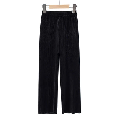 Thin Childrens Long Pants black