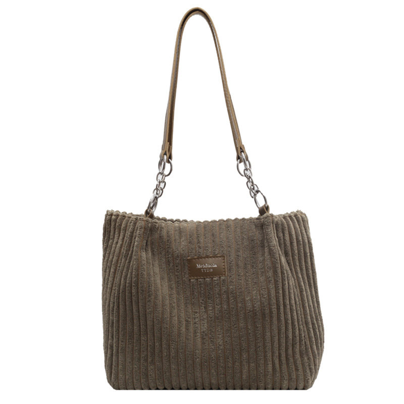 Retro Large Capacity Shoulder Bag - - handbag