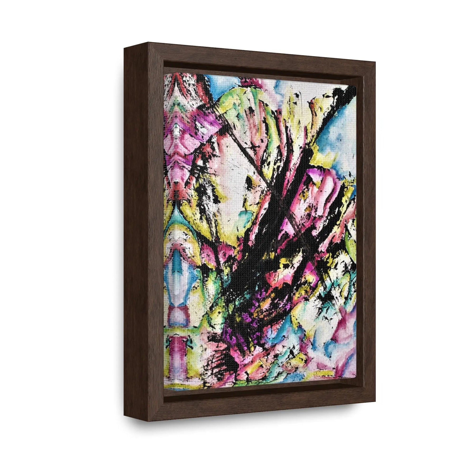 Kitty In Space Gallery Canvas Wraps, Vertical Frame