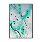 Teal Burst Gallery Canvas Wraps, Vertical Frame 32″ x 48″ Premium Gallery Wraps (1.25″)