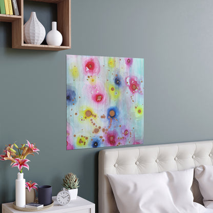 Raining Blooms Silk Posters