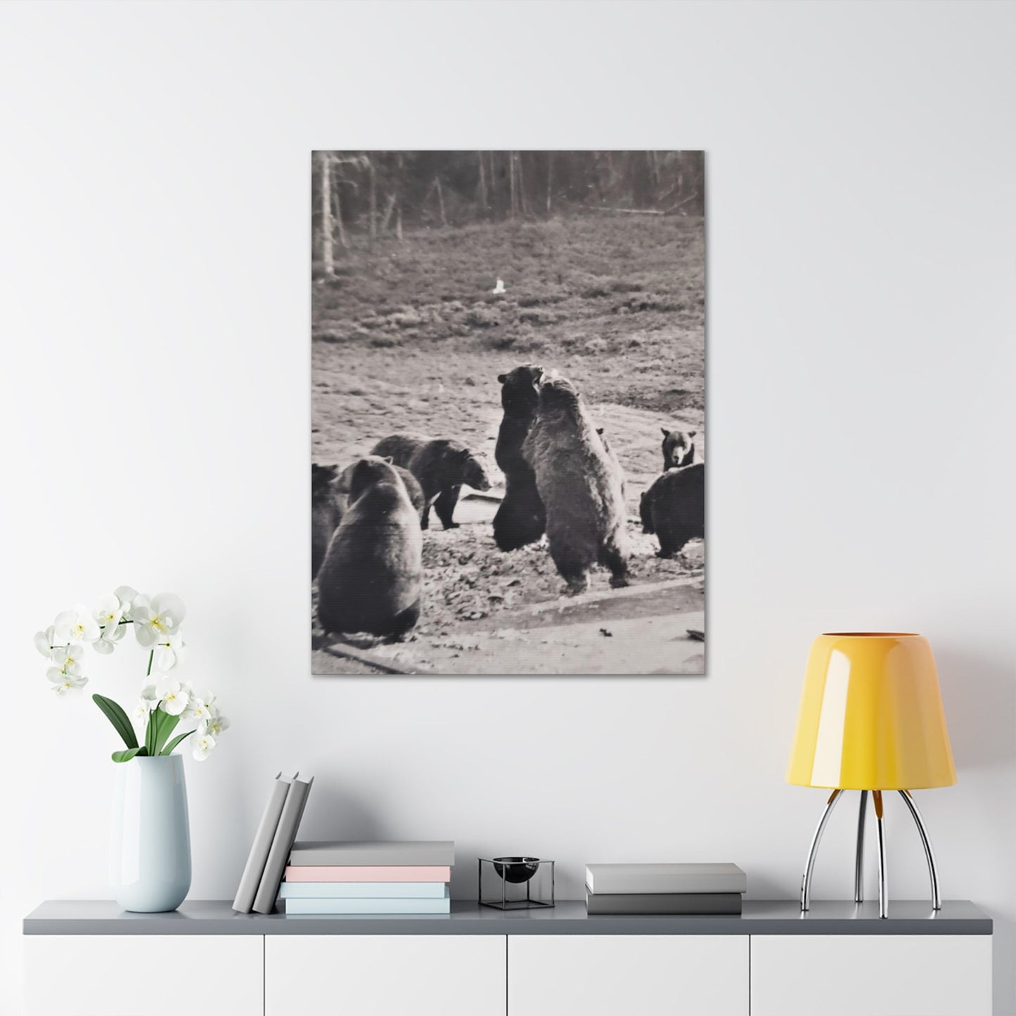 Yellowstone Grizzly Bears Canvas Gallery Wraps 30″ x 40″ 1.25"