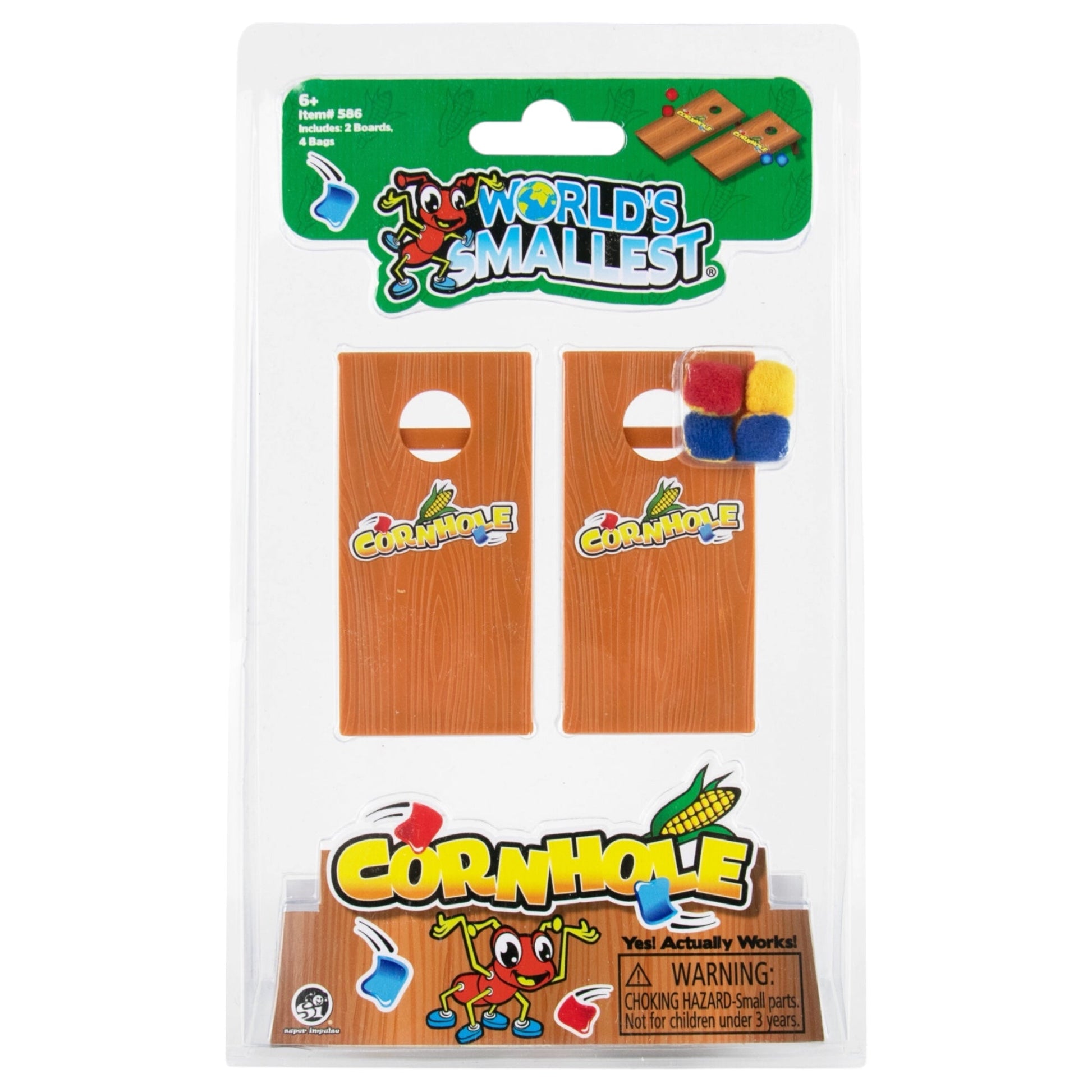 World's Smallest Cornhole Game- Rust & Cinder- {{Product type}}