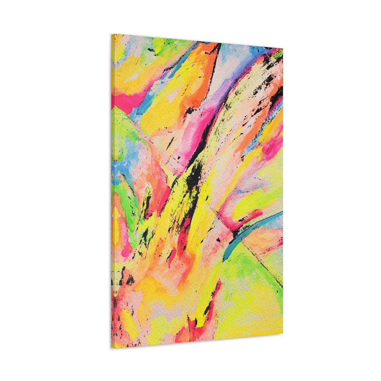 Neon Fire Canvas Gallery Wraps